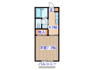 フレール中山１番館の物件間取画像